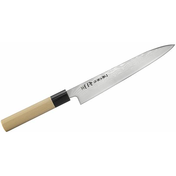 Nóż uniwersalny ze stali nierdzewnej TOJIRO SHIPPU PLASTROWANIE KREMOWY 21 cm