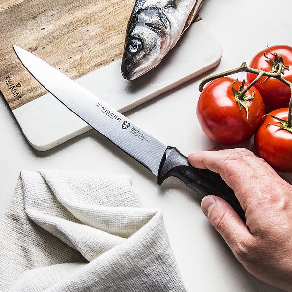 ZWIEGER Practi Plus czarny 20 cm - nóż uniwersalny ze stali nierdzewnej