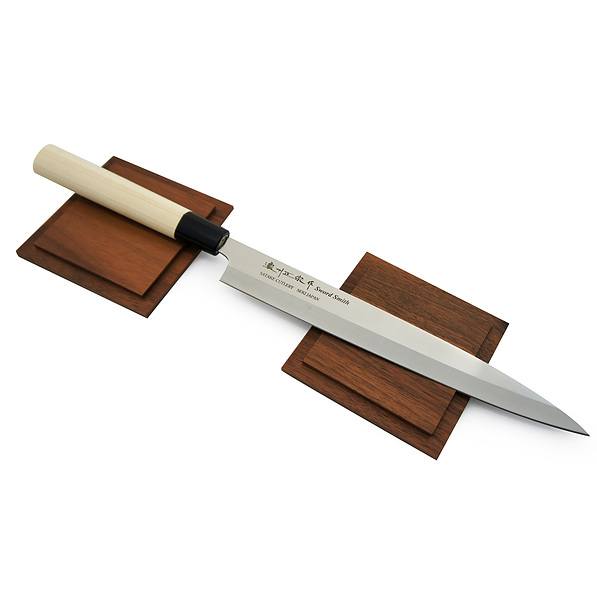 Nóż Yanagi Sashimi stalowy SATAKE S/D KREMOWY 24 cm