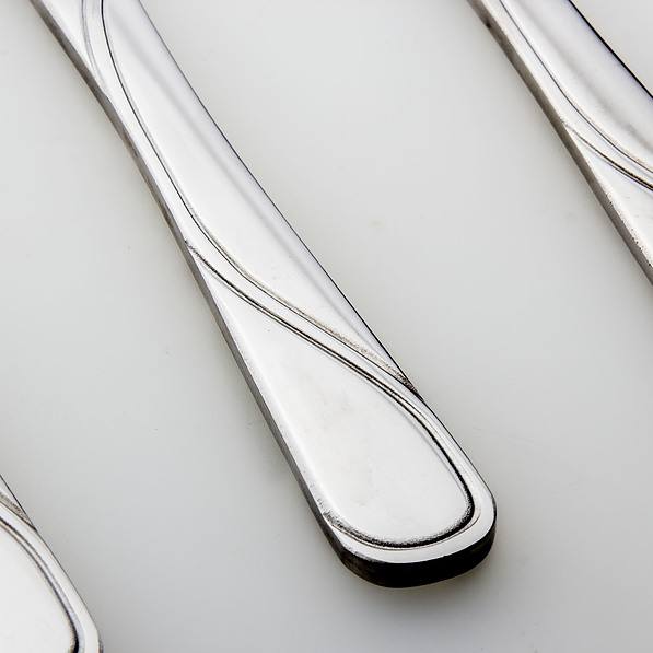 Noże stołowe ze stali nierdzewnej ODELO FALA II (3 szt.)