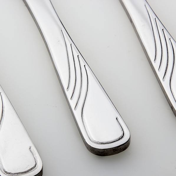 Noże stołowe ze stali nierdzewnej ODELO FALE (3 szt.)