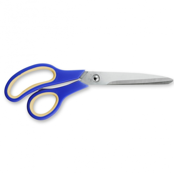 Nożyczki biurowe uniwersalne ze stali nierdzewnej SCISSORS NIEBIESKIE 24,5 cm 