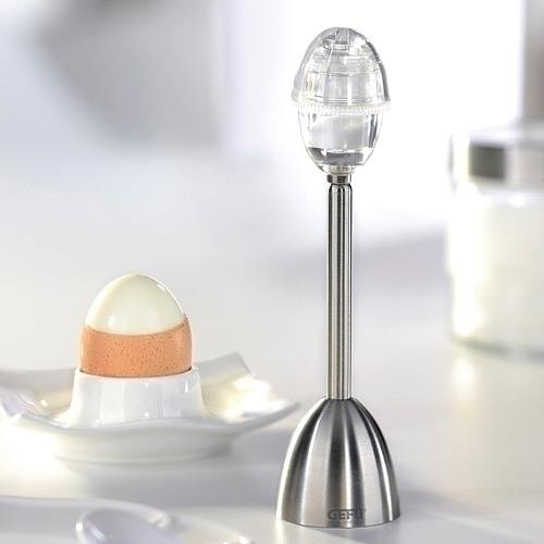 GEFU Egg - obcinacz / gilotyna do jajek stalowa z solniczką