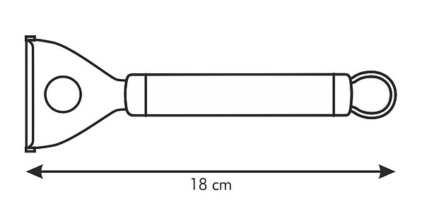 TESCOMA President - obieraczka / obierak do warzyw i owoców ze stali nierdzewnej