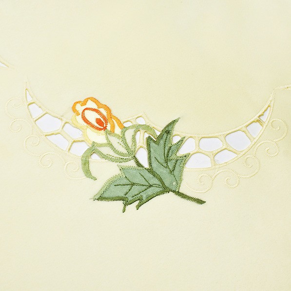 Obrus na stół poliestrowy JEDEKA ROSE ŻÓŁTY 170 x 320 cm
