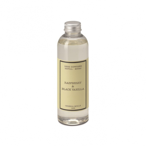 Olejek zapachowy do dyfuzora CERERIA MOLLA BOUTIQUE RASPBERRY AND BLACK VANILLA 200 ml