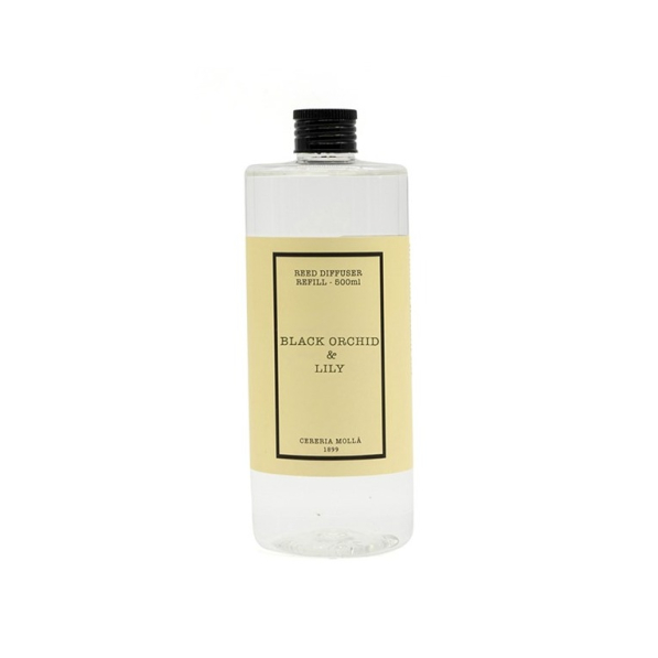 Olejek zapachowy do dyfuzora CERERIA MOLLA BOUTIQUE BLACK ORCHID AND LILY 500 ml