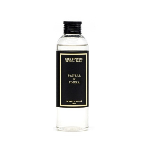 Olejek zapachowy do dyfuzora CERERIA MOLLA BOUTIQUE SANTAL AND TONKA 200 ml