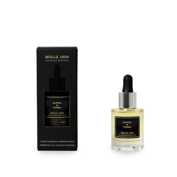 Olejek zapachowy do dyfuzora z zakraplaczem CERERIA MOLLA BOUTIQUE SANTAL AND TONKA 30 ml