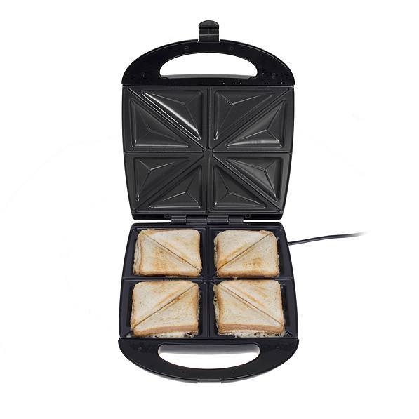 CAMRY Sandwich 1100 W czarny - toster / opiekacz do kanapek elektryczny