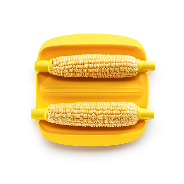 LEKUE Salt żółty - pojemnik do gotowania kukurydzy