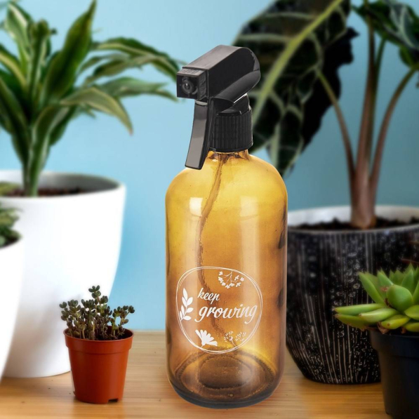 Opryskiwacz / spryskiwacz ogrodowy ręczny do kwiatów szklany EXCELLENT HOUSEWARE 0,48 l