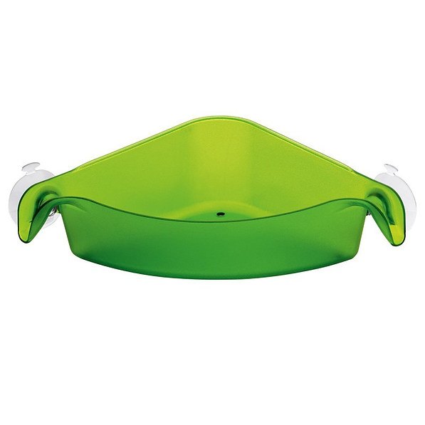 KOZIOL Boks zielony - organizer łazienkowy plastikowy