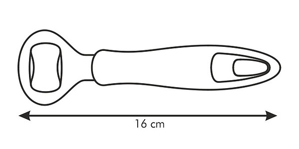 TESCOMA Presto biały - otwieracz do piwa i butelek plastikowy
