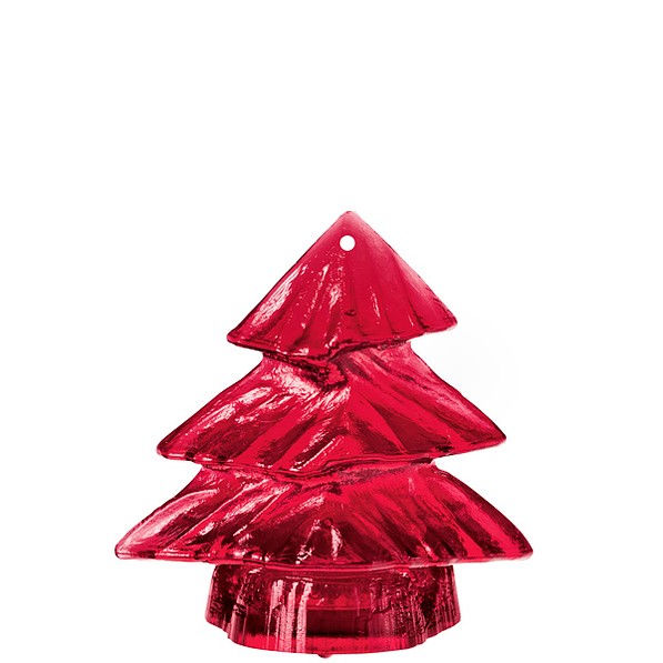 KOZIOL Magic Forest choinka czerwona - ozdoba bożonarodzeniowa wisząca plastikowa 