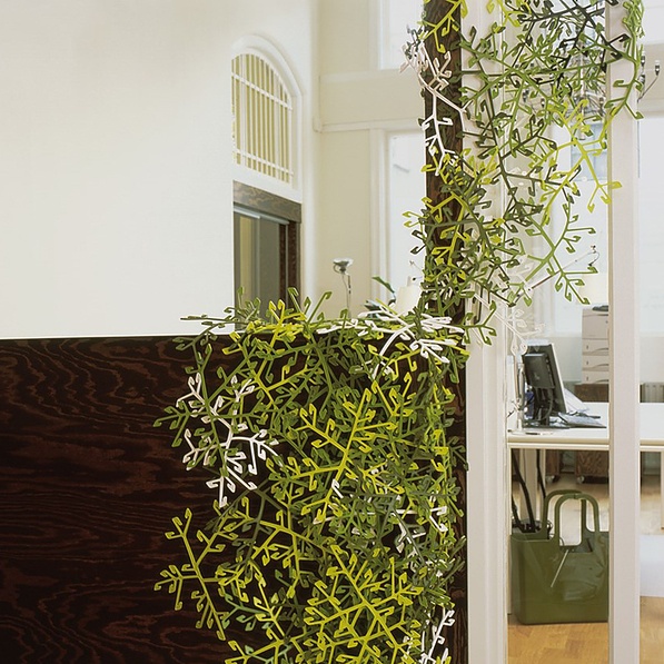 KOZIOL Cherrie zielony - panel dekoracyjny plastikowy na ścianę