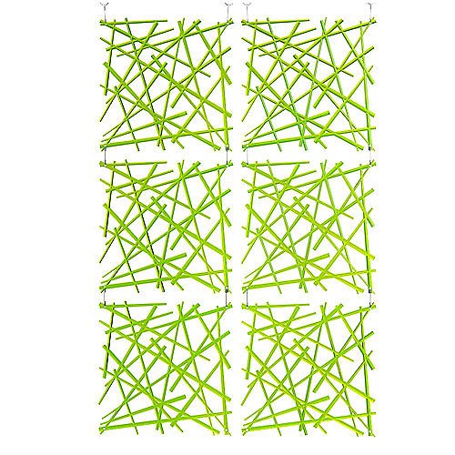 KOZIOL Stixx zielony - panel dekoracyjny plastikowy na ścianę