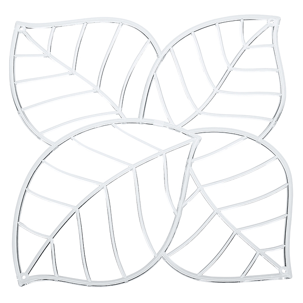 KOZIOL Leaf 4 szt. - panele dekoracyjne plastikowe na ścianę