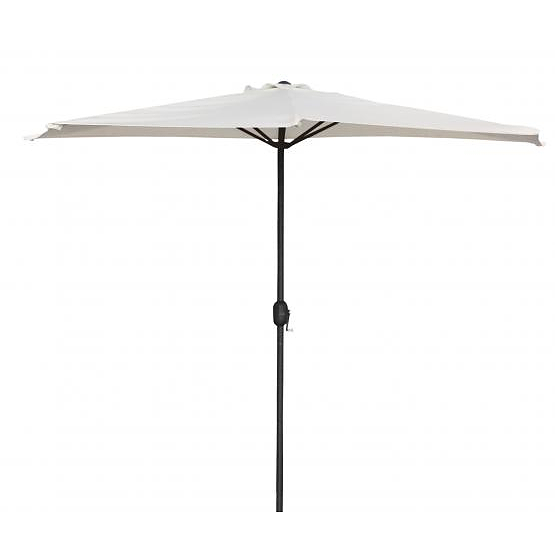 Parasol ogrodowy poliestrowy POŁÓWKA BEŻOWY 270 cm