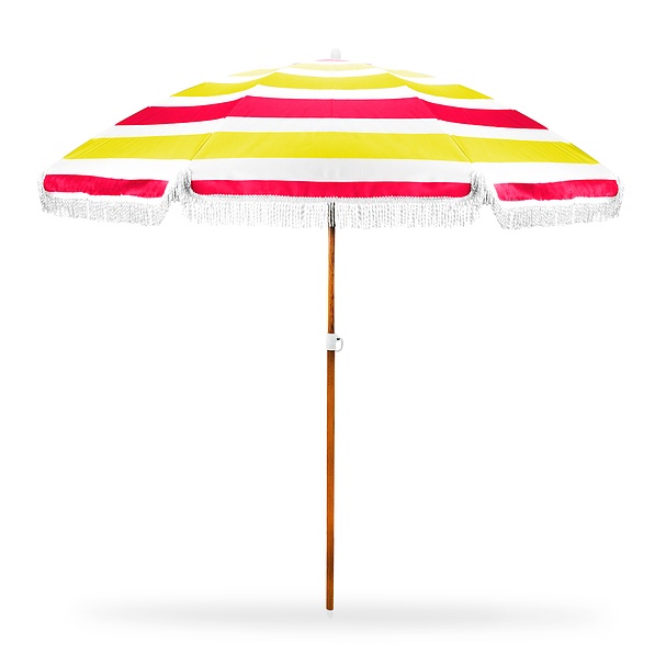 Parasol plażowy stojący poliestrowy REST WIELOKOLOROWY 180 cm