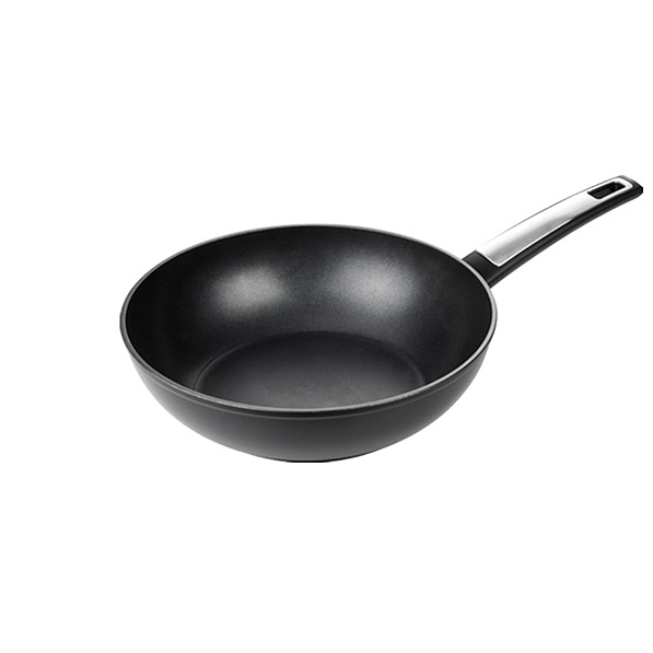 TESCOMA i-Premium 28 cm czarna - patelnia / wok nieprzywierający