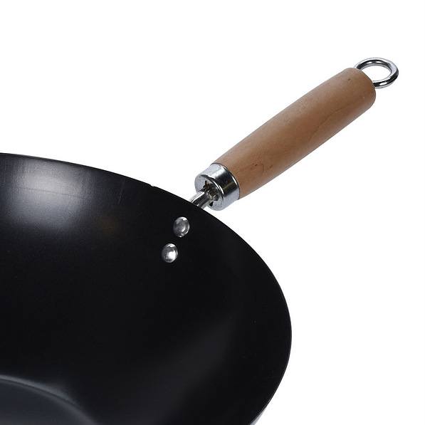 Patelnia / Wok nieprzywierający EXCELLENT HOUSEWARE ROUND CZARNY 35 cm