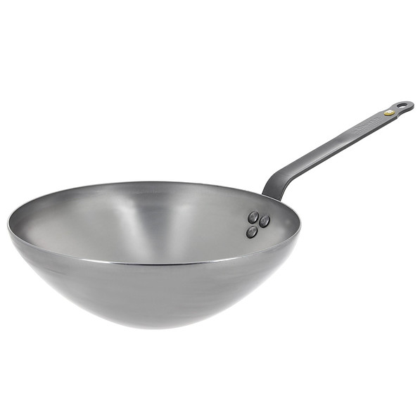 DE BUYER Mineral B Element 32 cm - patelnia / wok stalowy