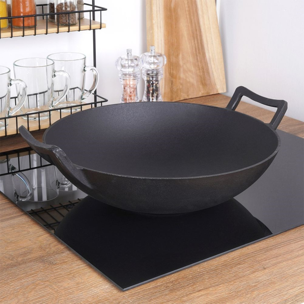 Patelnia / Wok żeliwny 36 cm