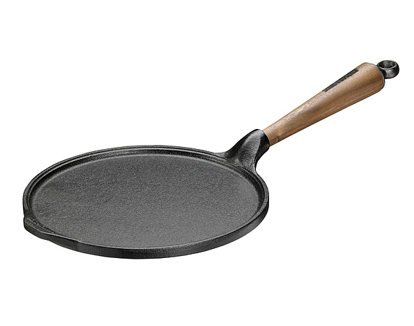 SKEPPSHULT Walnut Pancake 23 cm czarna – patelnia do naleśników żeliwna