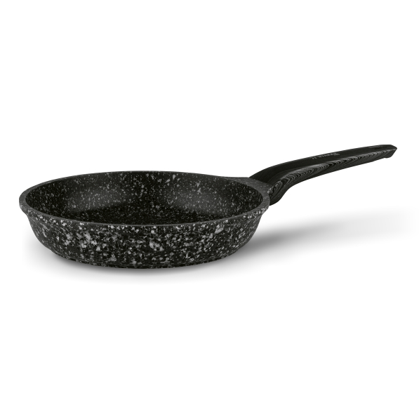 Patelnia granitowa nieprzywierająca STARKE PRO BLACK FLINT 24 cm