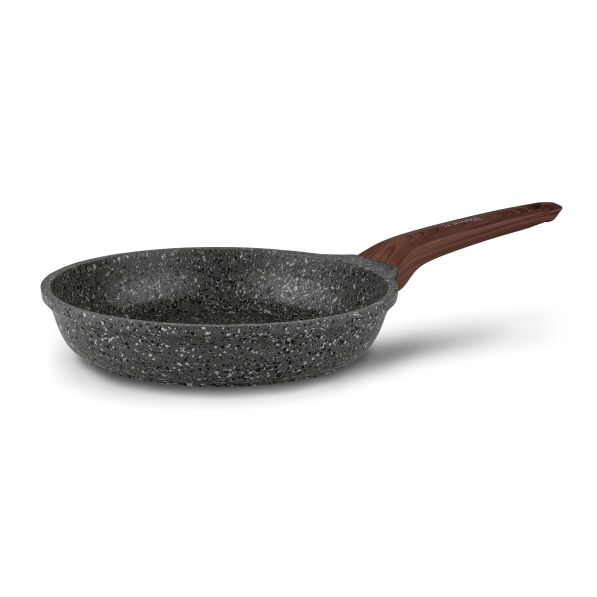 Patelnia granitowa nieprzywierająca STARKE PRO BLACK FLINT 24 cm