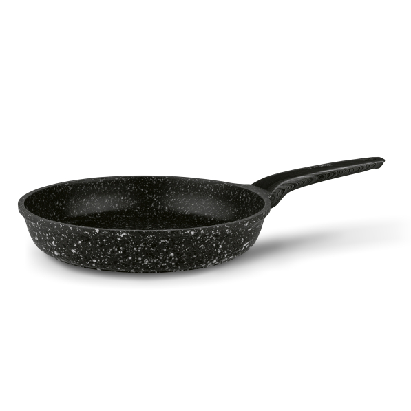 Patelnia granitowa nieprzywierająca STARKE PRO BLACK FLINT 28 cm