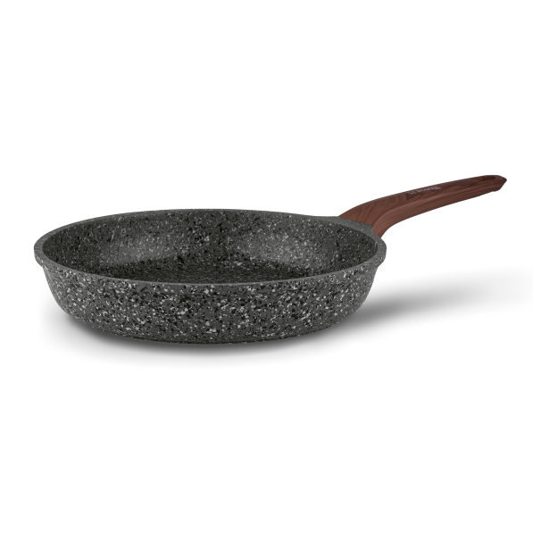 Patelnia granitowa nieprzywierająca STARKE PRO BLACK FLINT 28 cm