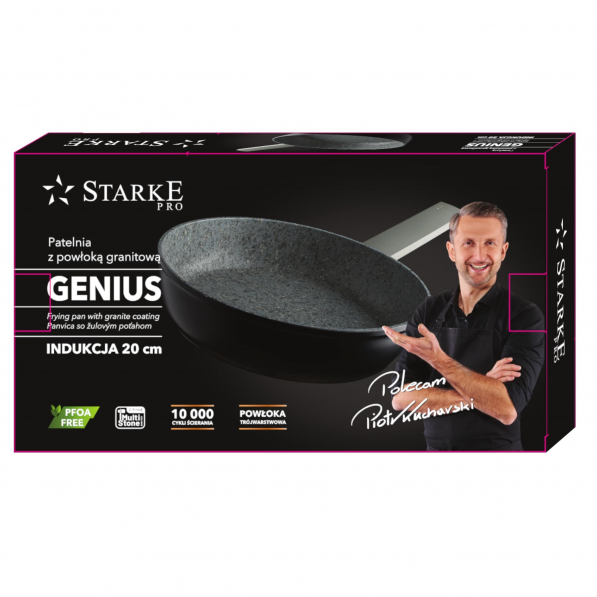 Patelnia granitowa STARKE PRO GENIUS 20 cm