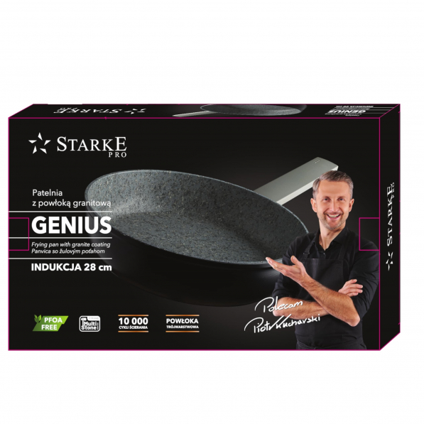 Patelnia granitowa STARKE PRO GENIUS 28 cm