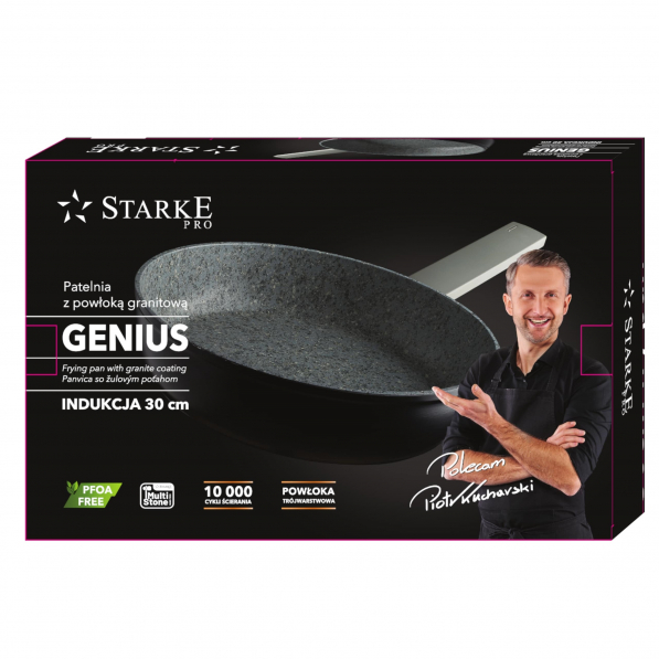 Patelnia granitowa STARKE PRO GENIUS 30 cm