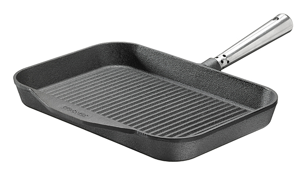 SKEPPSHULT Chefs Selection Grill Quatre 32 x 22 cm czarna – patelnia grillowa żeliwna