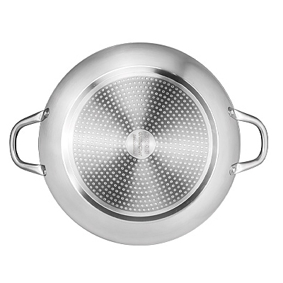 TESCOMA Grand Chef 36 cm srebrna - patelnia nieprzywierająca