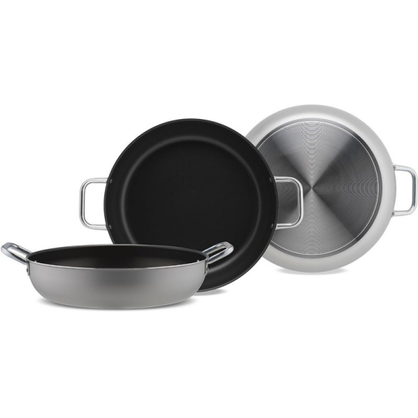 Patelnia nieprzywierająca z dwoma uchwytami PIARDI HOME GRANDE FAMIGLIA 36 cm