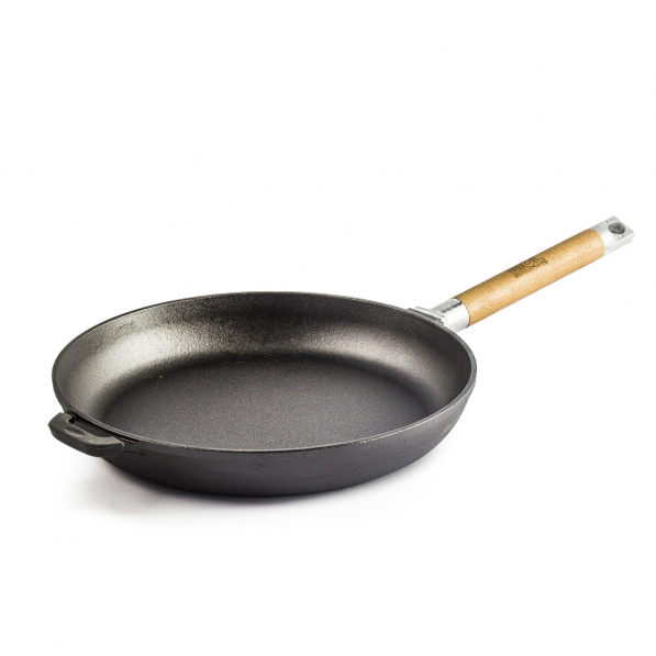 Patelnia żeliwna BIOL CAST-IRON FRYING PAN CZARNA 28 cm