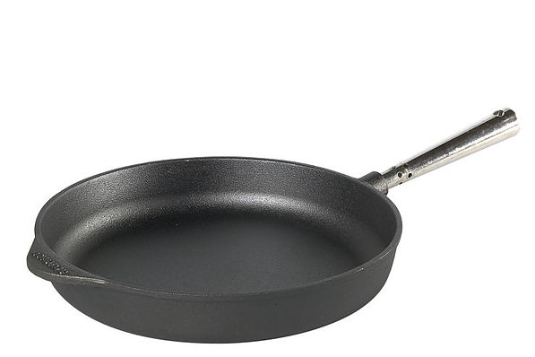 SKEPPSHULT Chefs Selection Deep 28 cm czarna - patelnia żeliwna głęboka