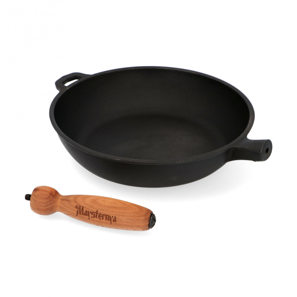 Patelnia żeliwna MAYSTERNYA WOOD 26 cm