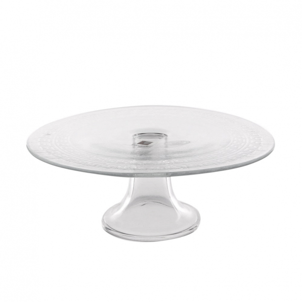 Patera stała na ciasto szklana EDWANEX GRECJA 27,5 cm