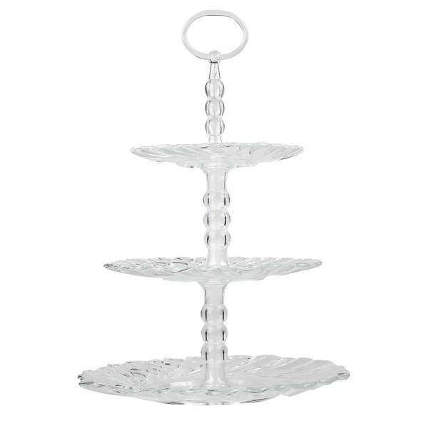 Patera stała na ciasto szklana EDWANEX HELENA 28 cm