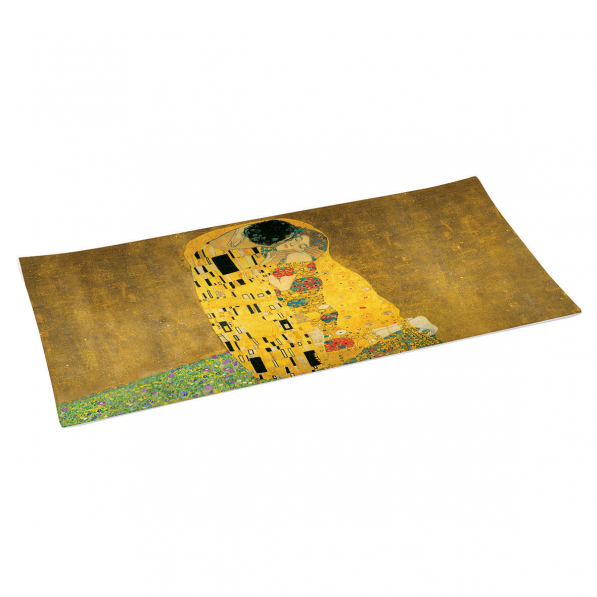 Patera stała na owoce szklana GUSTAV KLIMT THE KISS WIELOKOLOROWA 36 x 17 cm