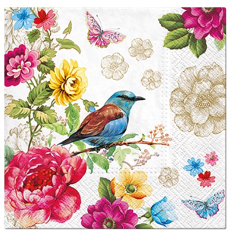 PAW Bird of Paradise 20 szt wielokolorowe - serwetki papierowe dekoracyjne