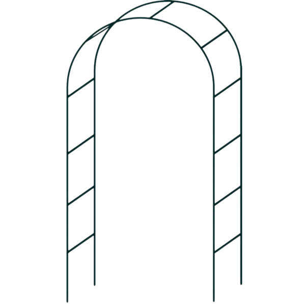 Pergola ogrodowa metalowa 240 x 140 cm