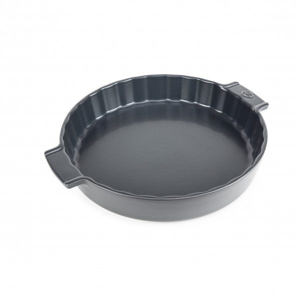 PEUGEOT Appolia 28 cm szara - forma do pieczenia tarty porcelanowa