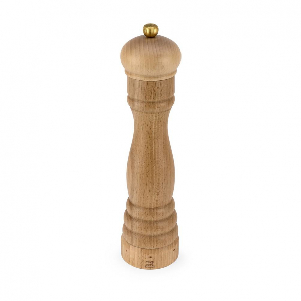 PEUGEOT Auberge 27 cm beżowy - młynek do pieprzu drewniany ręczny 