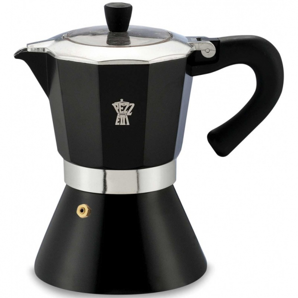 PEZZETTI BELLEXPRESS na 6 filiżanek espresso (6 tz) - kawiarka aluminiowa ciśnieniowa